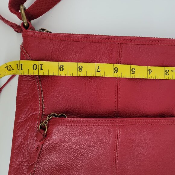 ❤️ The Sak Red Leather Crossbody – Soft, Functional & Beautifully Made - Picture 10 of 11